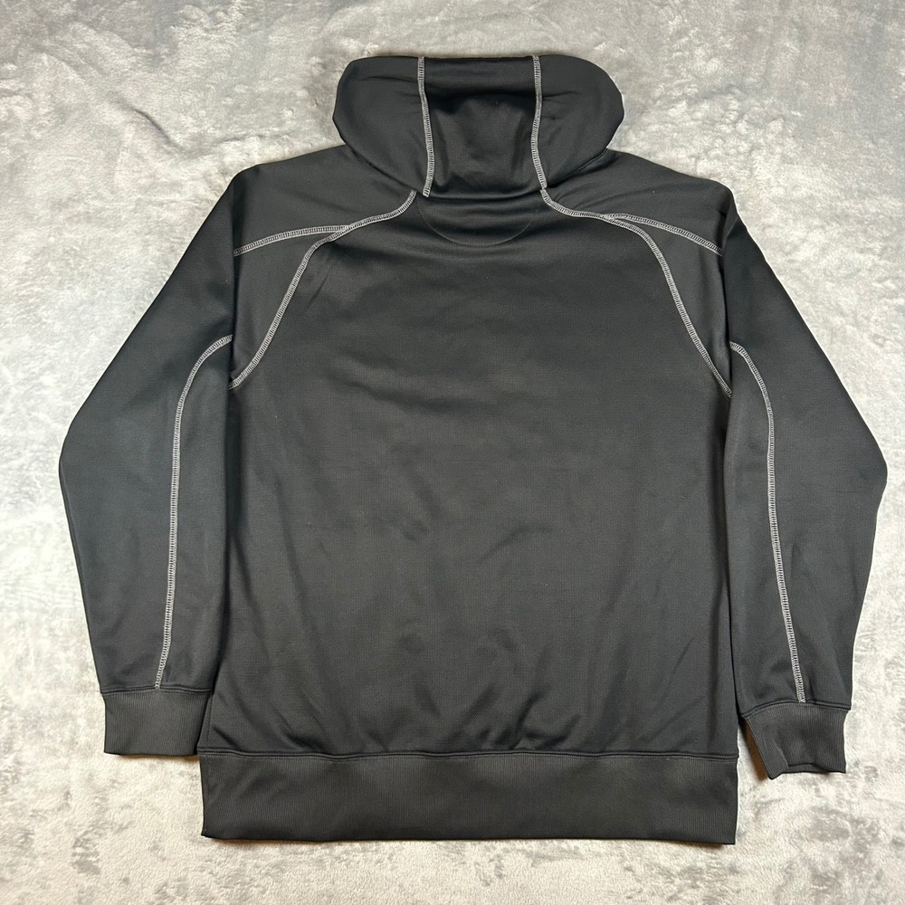 John Deere Mens Black Performance Hoodie Hard Work Made Easier Graphic Large - Picture 2 of 5